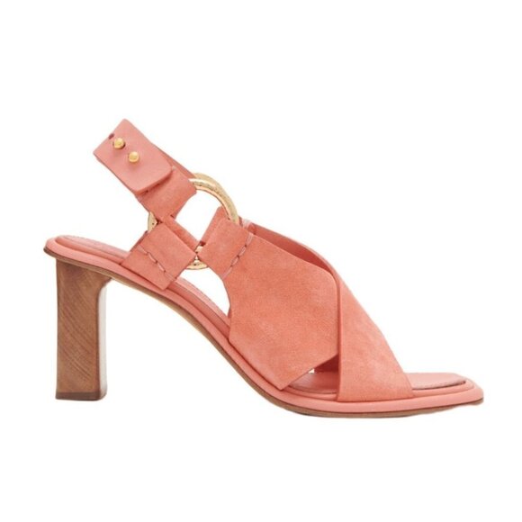 Ulla Johnson Filippa High Heel Sandals in Dahlia, Size 38, New in Box - Picture 4 of 14